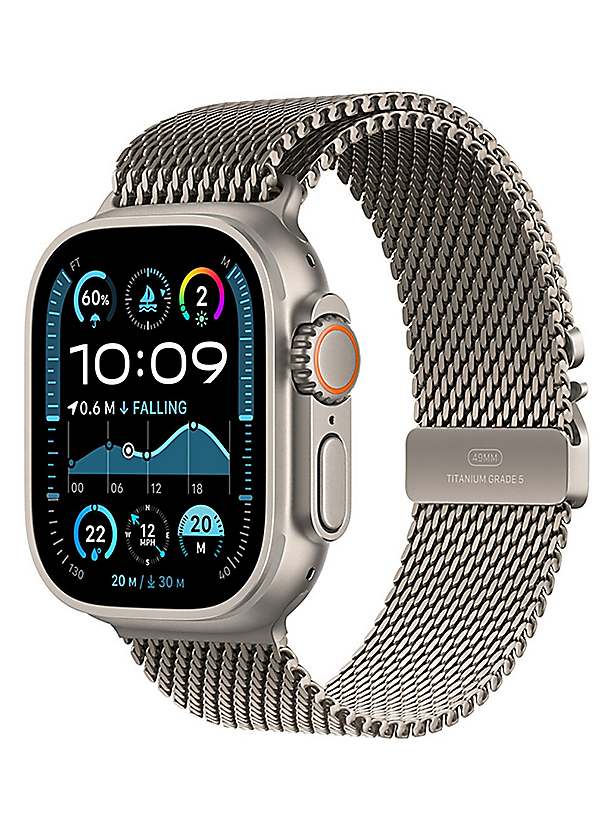 Hotsell Apple Watch Series 3 Stainless Steel 42mm Case with Milanese Loop, GPS+CELL